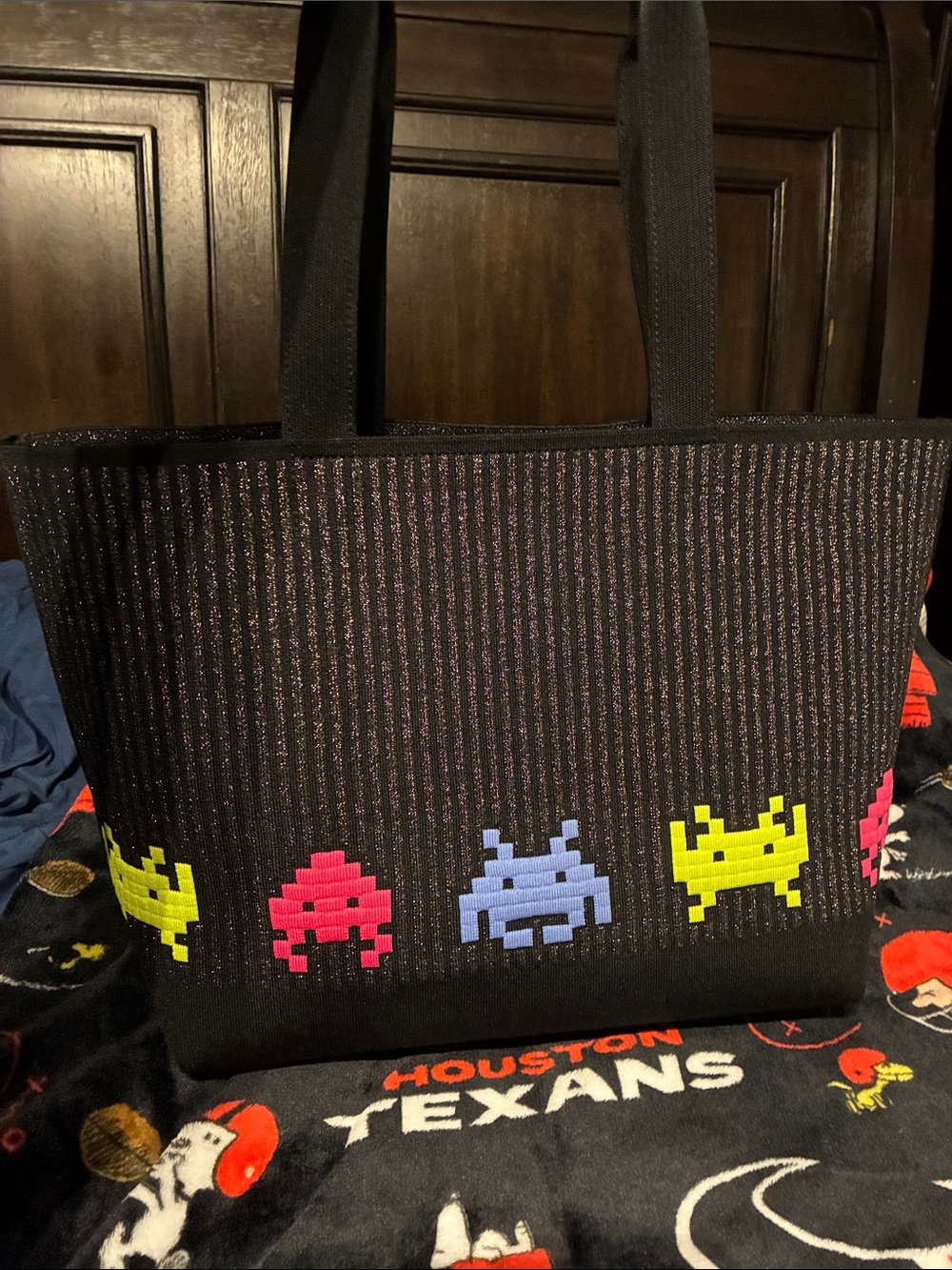 kate spade New York Black Tote Space invaders - Picture 3 of 4